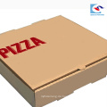 In hohem Grade Qualität fertigen Logo-Pizza-faltender gewölbter Papierkasten besonders an